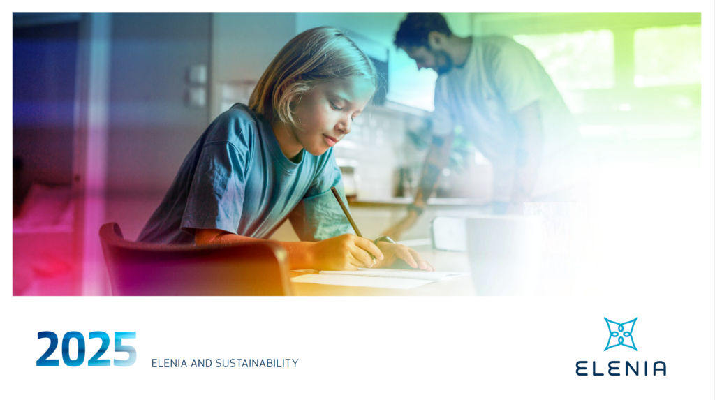 Front page of the sustainability report
