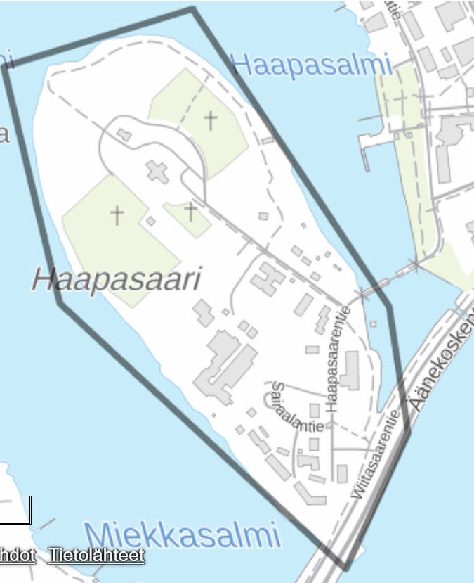 Kartta Viitasaari Saari
